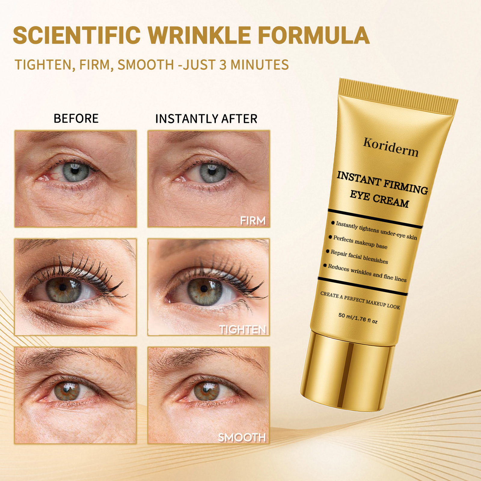2026 New Upgrade Perfection Eye Tightener,Perfection Instant Eye Tightener,Perfection Primer Tightener,Instantly tightens the skin around the eyes and improves facial blemishes