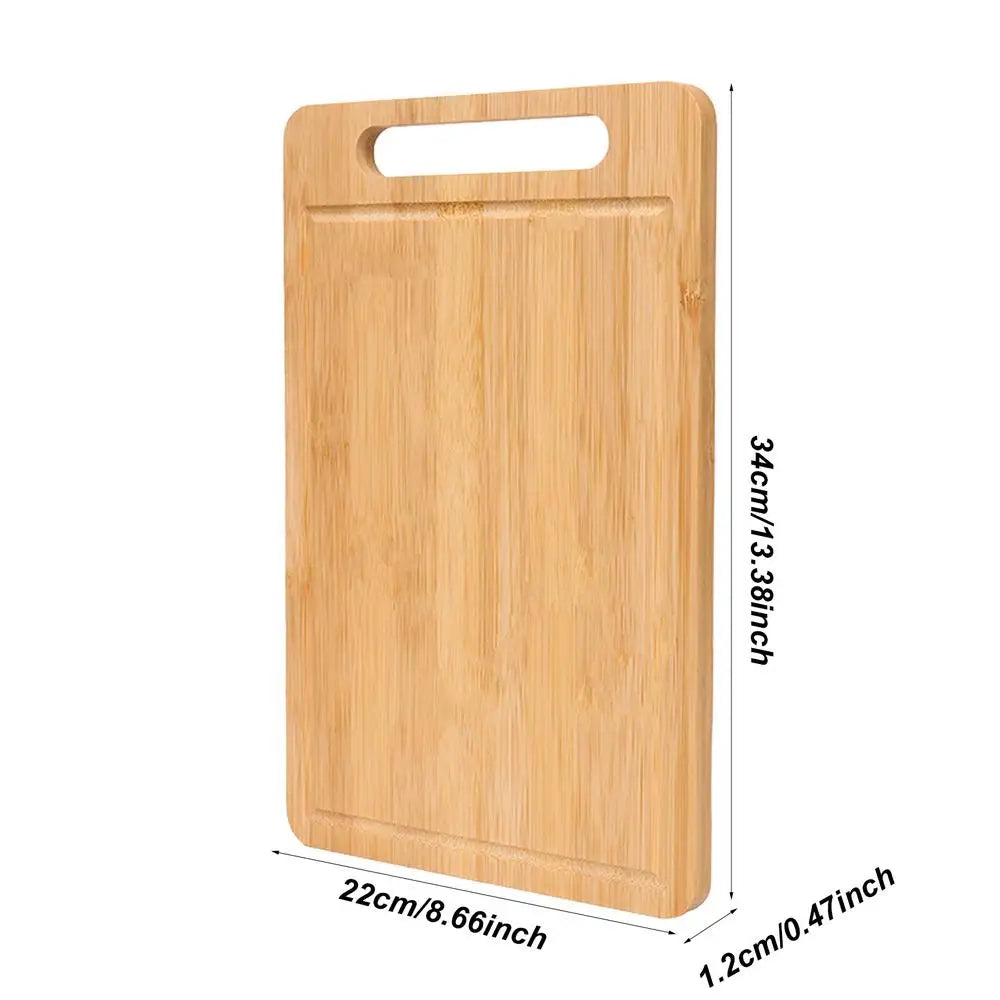 Wooden Cutting Board Household double-sided bamboo chopping board Oil And Wax Applicator For Butcher Blocks Cutlery