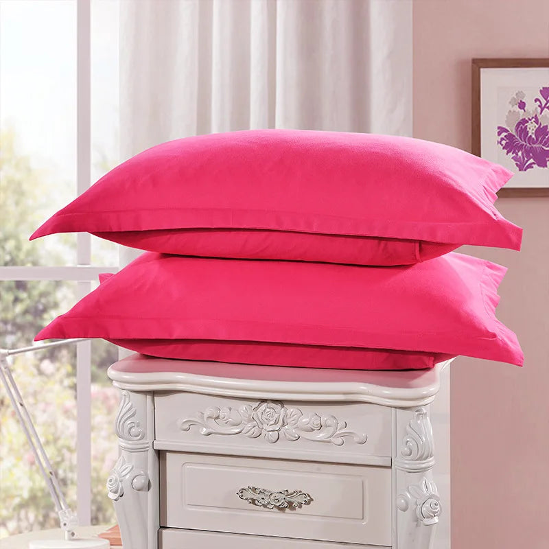 1 Piece Pure Grey Color Pillowcase Brief Style 100% Polyester Pillow Case For Bedroom Solid Color Pillow Cases 48cm*74cm 50