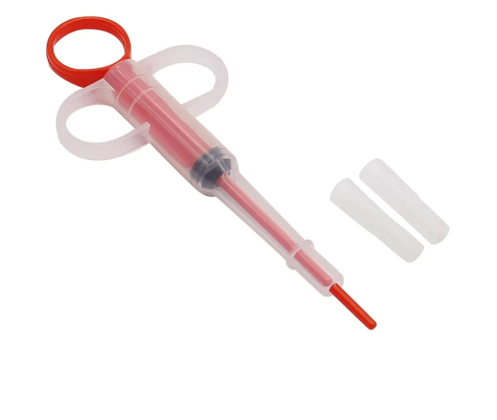 1pcs Pet Syringe Cat Tablet Pill Gun Pill Pusher Medicine Buffalo Milk Syringe Dog Cat Tube Feeder Tool Dog Accessories