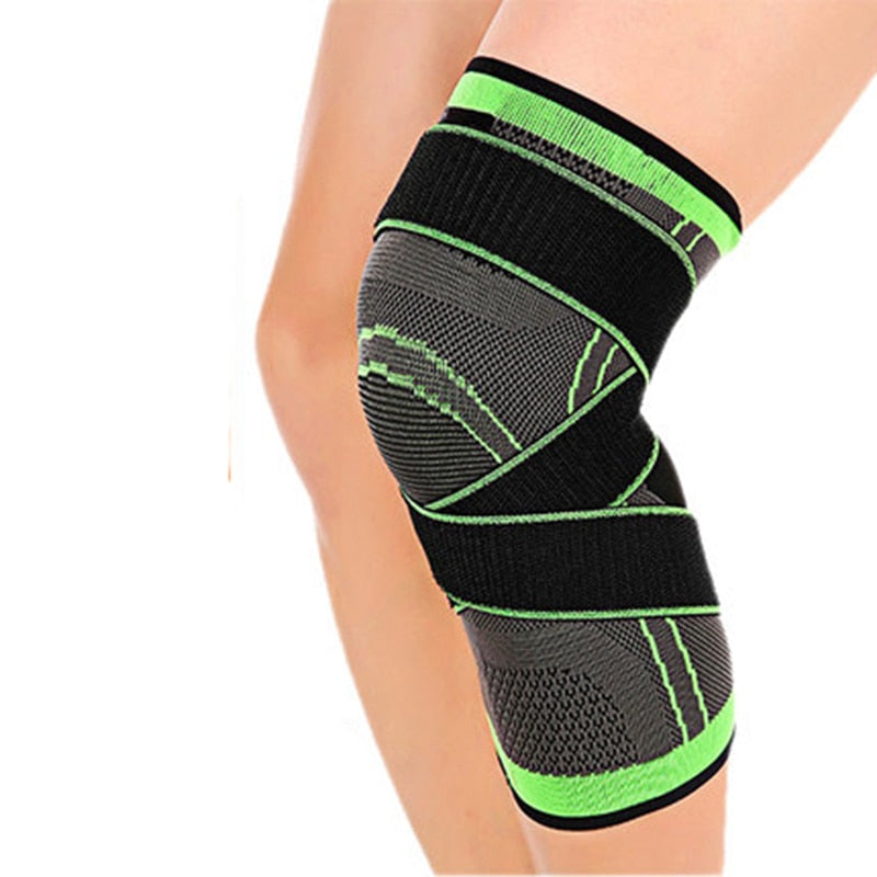 1 Piece Mumian 3d Pressurized Fitness Running Cycling Bandage Knee Support Braces Elastic Nylon Sports Compression Pad Sleeve