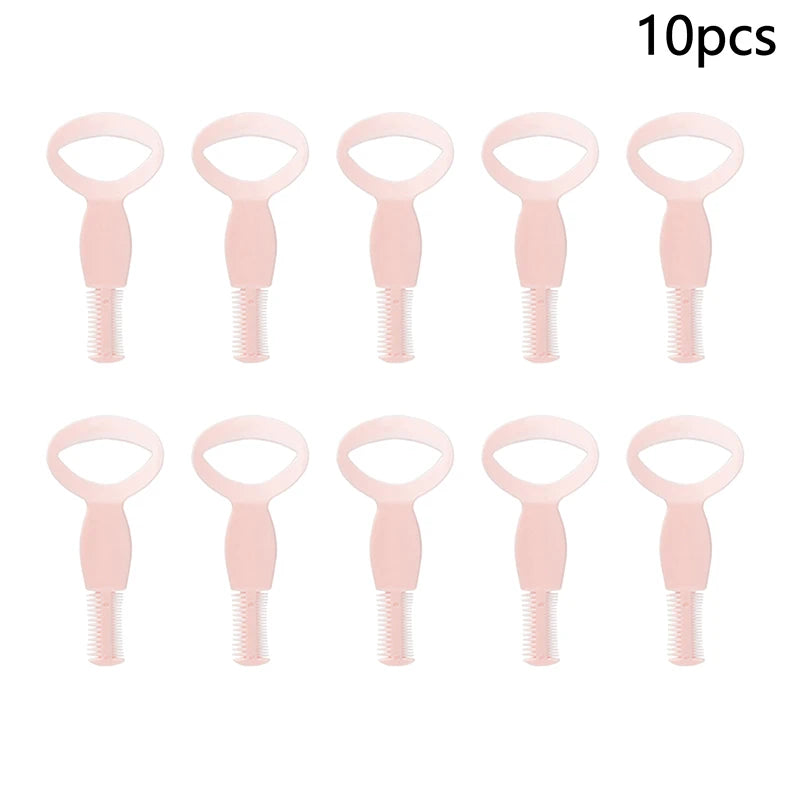 10/20/50Pcs Eye Makeup Stencils DIY Eyeliner Eyelash Model Beginner Eye Makeup Helper Device Mascara Eyelash Comb Applicator