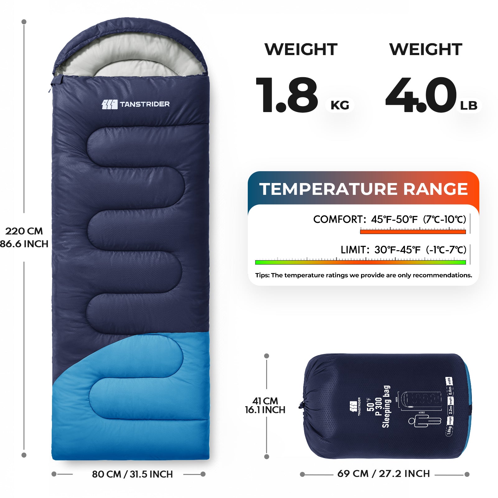 Tanstrider Puff Sleeping Bag
