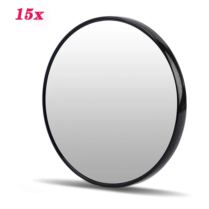 Makeup Mirror 10x Magnifying Mirror 14 Led Light Wall Suction Cosmetic Touch Screen Vanity Table Magnification Cosmetic Mirrors