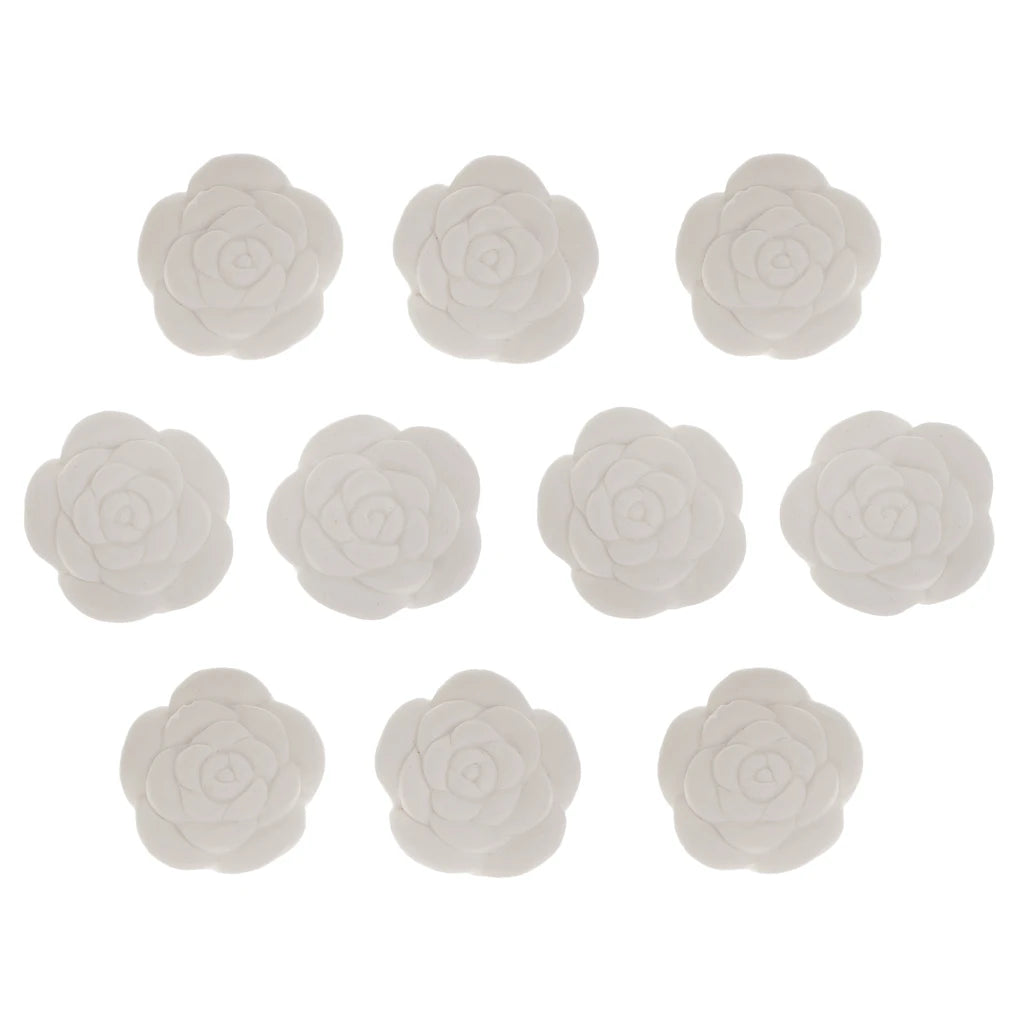 10pcs Rose Aroma Fragrance Stone Solid Essential Oil Diffuser Air Fresheners