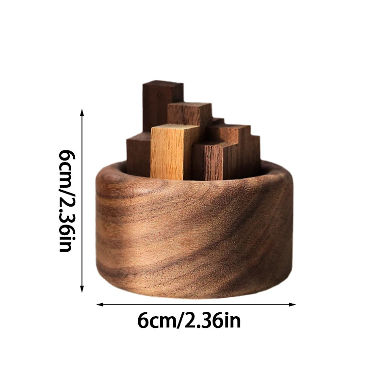 Essential Oil Diffuser Wood Unique Eco-Friendly Fireless Aroma Aromatherapy Fragrance Diffused Home Office Decoration Crafts