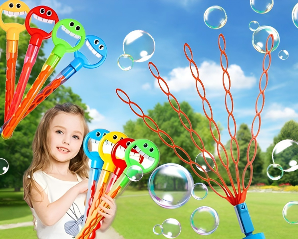 Five‑Claw Smiley Bubble Wand