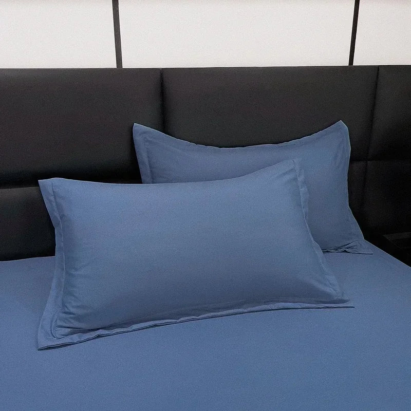 1Pcs Bed Pillowcase Solid Color Comfortable Pillow Cover For Bed Throw Car Sofa Cushion Cover Home Pillow Case 48x74cm