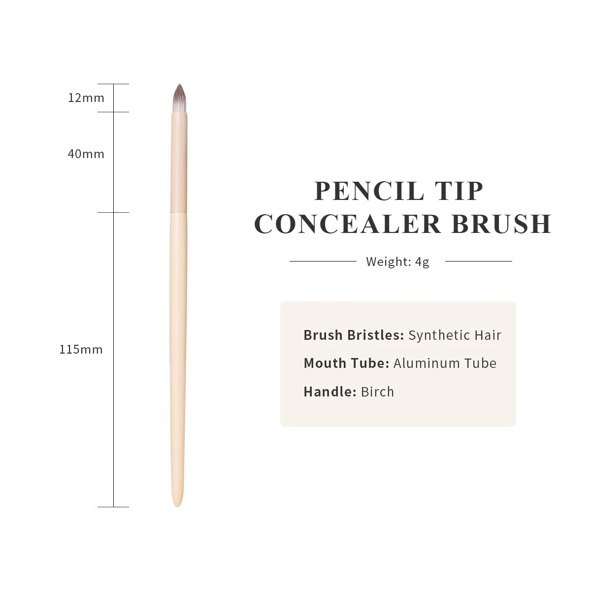 Make up Brush Cosmetic Goat Hair Powder Blusher Brush Blending  Concealer Makeup Brush