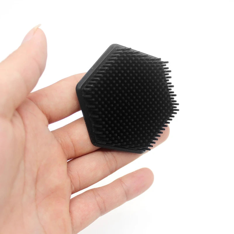 Men Facial Cleaning Brush Scrubber Soft Silicone Miniature Face Deep Cleaning Shave Massage Face Scrub Brush Small Face Cleaner