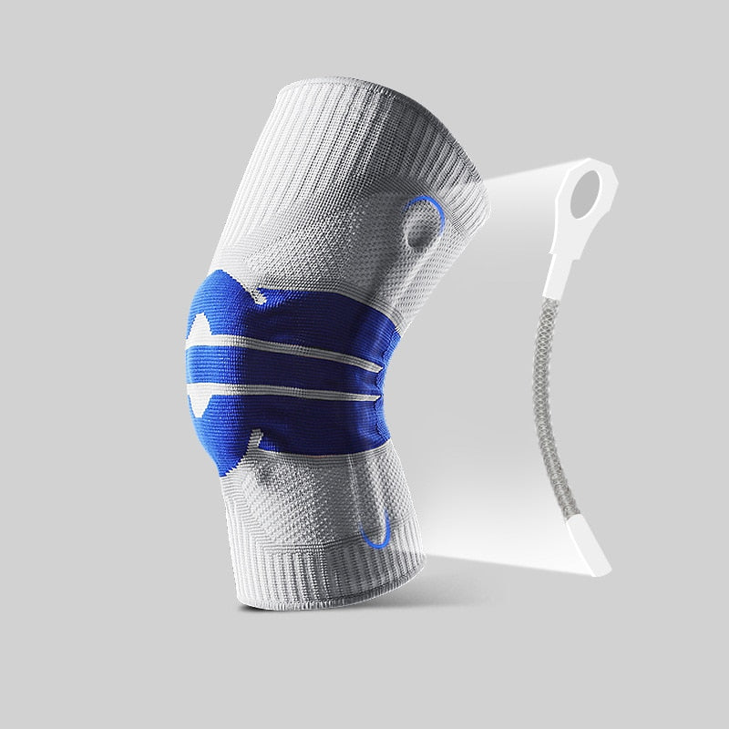One Piece Spring Steel Stabilizer Stays Open-Patella Knee Brace Support Pad Protector for Stability Minor Patella Instability