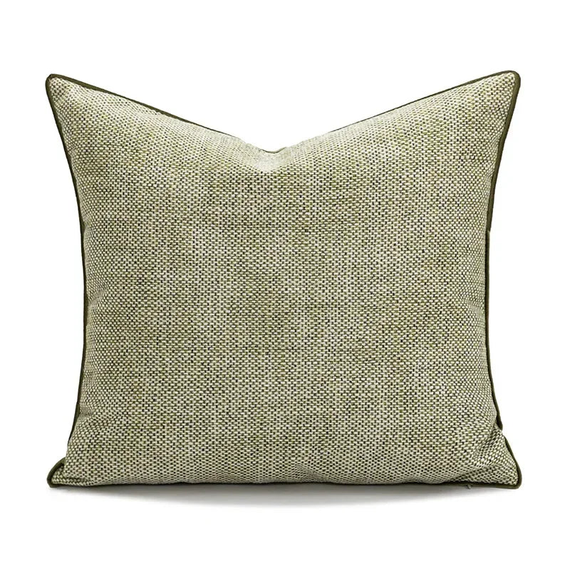 Nordic Green Light Luxury Pillow Cover Decorative Modern Minimalism Pillow Cases Home Living Room Sofa  Bedhead Cushion Covers