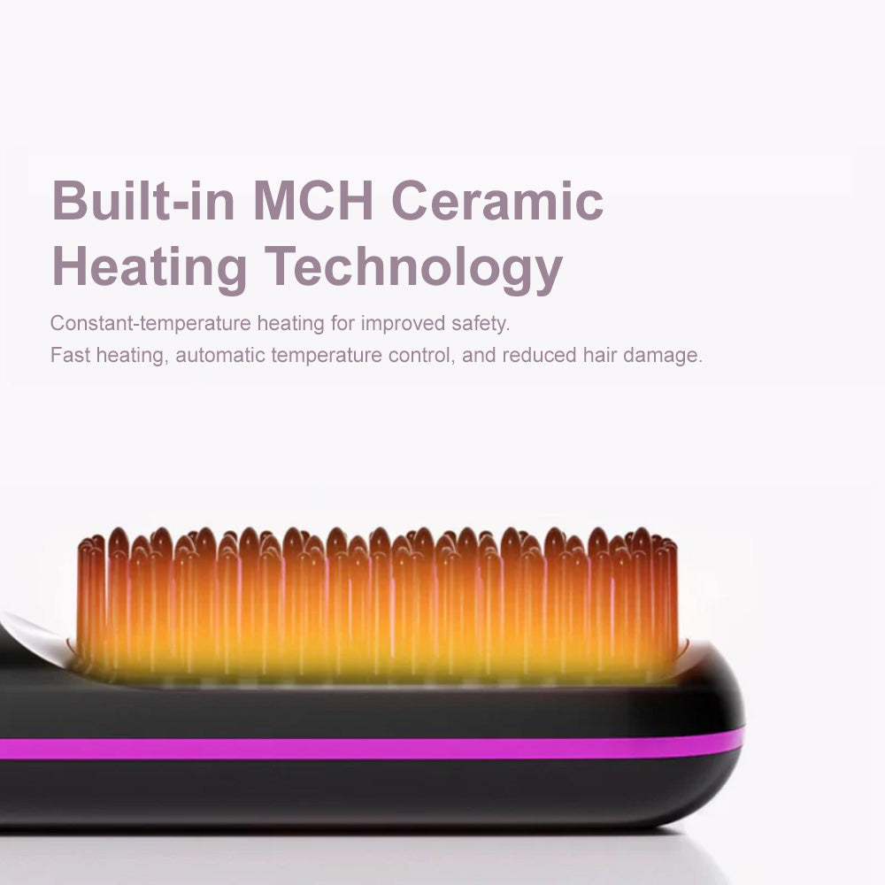 🔥 The First Smart Styling Brush for Short Hair – Precise, Safe & Effortless