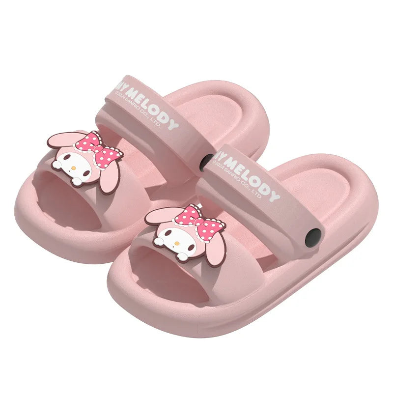 Cartoon Sandals Sweet Slippers Sanrio Kuromi EVA Shoes Cinnamoroll Antislip Slides Hello Kitty