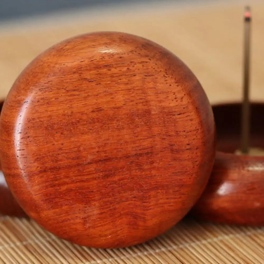 Holes Rosewood Incense Burner Stick Holder Bowl Shape Censer Home Decoration