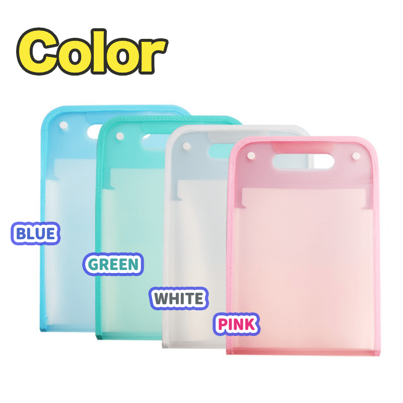 Portable Expanding File Folder Organizer