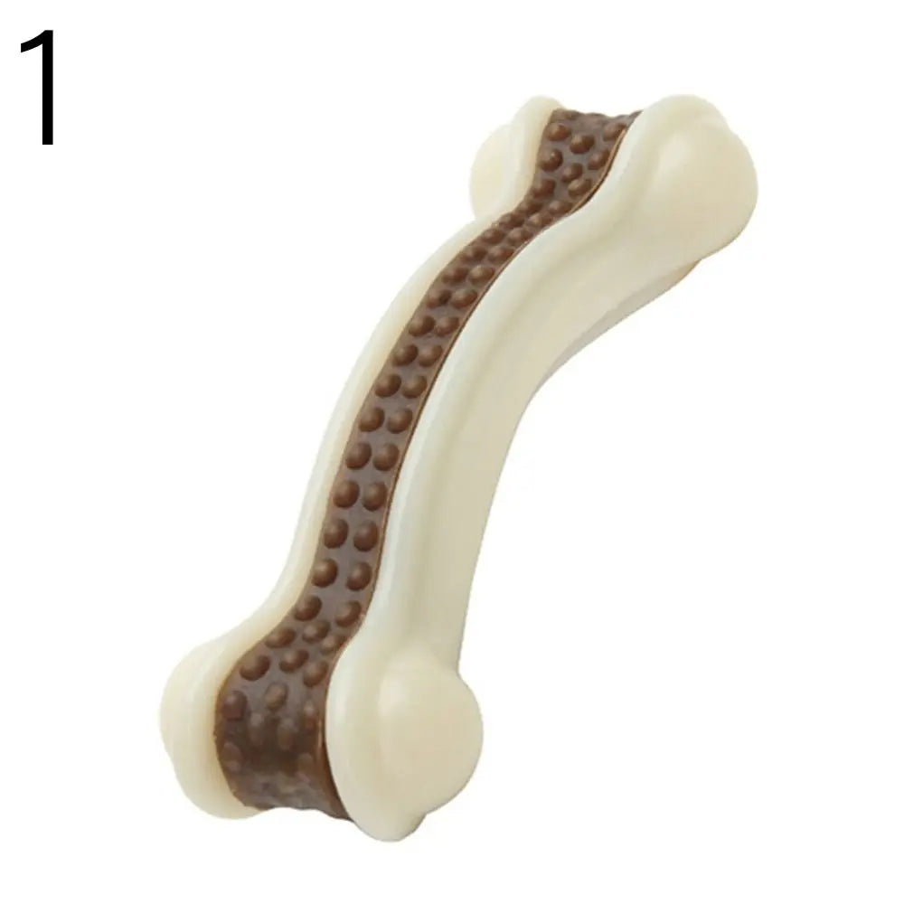 Nylon + Cowhide Dog Bone Pet toys Natural Non-Toxic Anti-bite Molars Puppy Toys Pet Chew Game Durable Dental Care Sticks