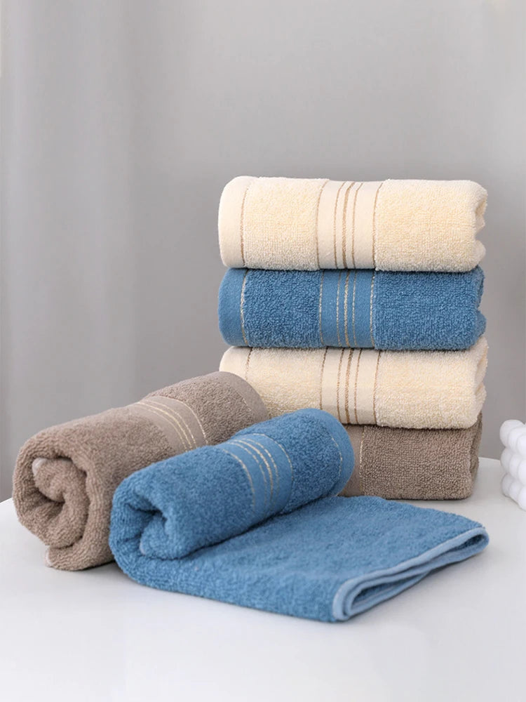 Pure Cotton Towel Jacquard 100% Cotton Household Face Washing Water Absorption A-class Shower Face Towel Polyester Cotton Gift