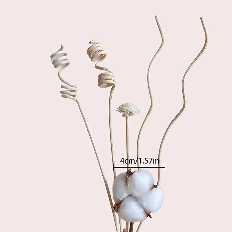 1 Set Diffuser Sticks Flower Aromatherapy Rattan No Fire Aroma Diffuser Sticks Home Living Room Aromatic Incense Supplies