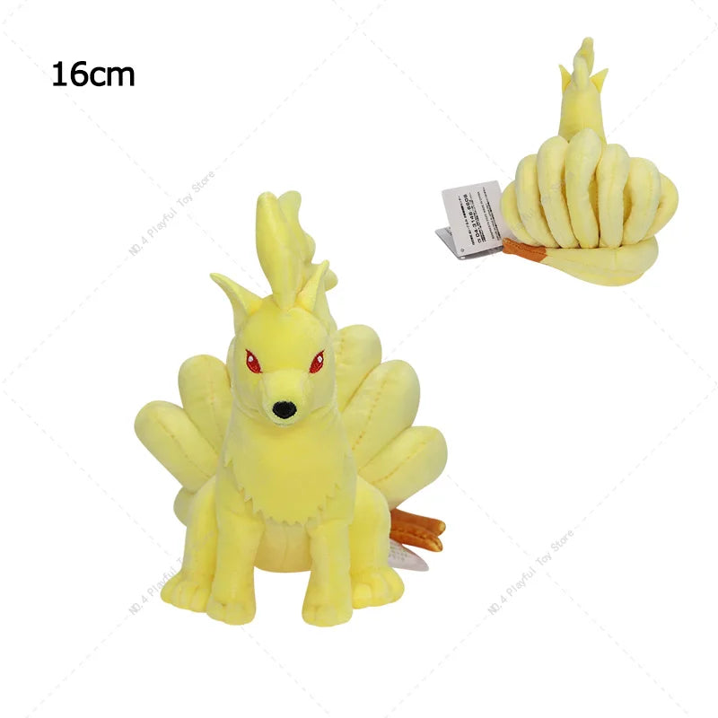 New Arrival Pokémon Plush Toy Ninetales Alolan Ninetales Shiny Ninetales Cute Soft Stuffed Toys Birthday Christmas Gift