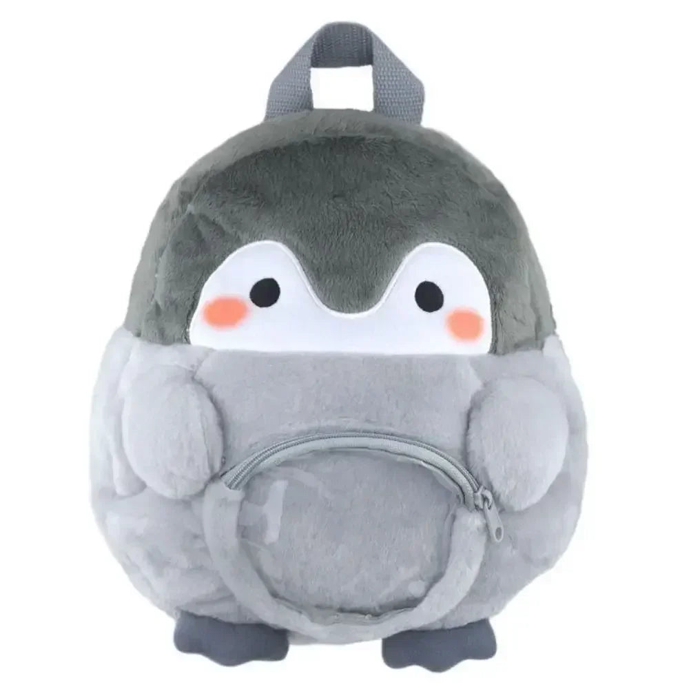 Cute Plush Penguin Women Handbag Sweet Backpack Kawaii Cartoon Penguin Doll Casual Soft Children Schoolbag Fashion Daily