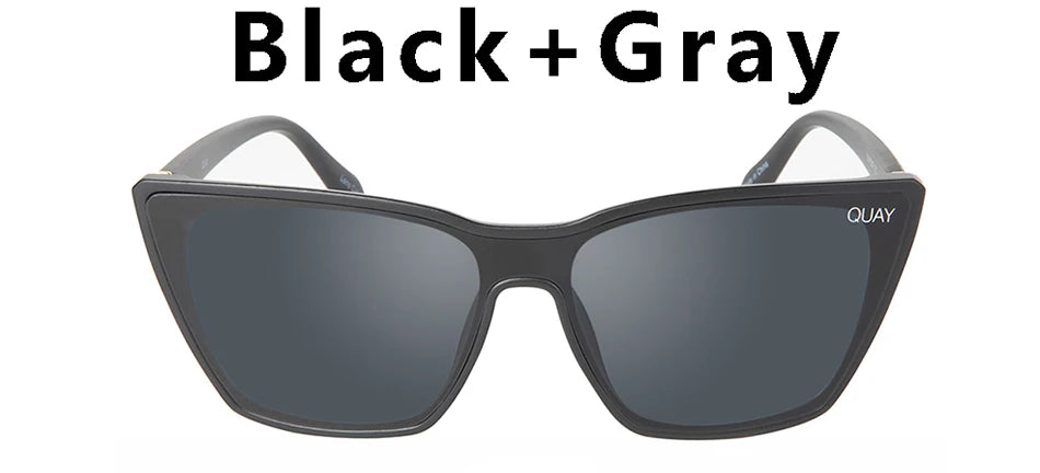 Quay Brand Design Cat Eye Sunglasses Women Fashion Sunglasses Female Vintage Mirror Sunglasses Cateye Feminino Oculos UV400