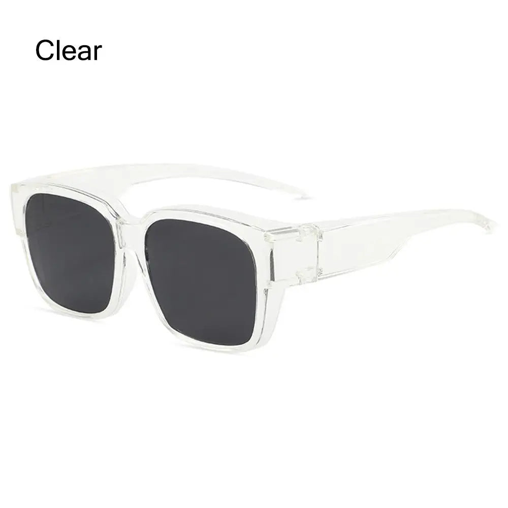 For Driving Riding That Can Be Worn over Other Glasses Wrap Around Square Shades Fit Over Glasses Sunglasses Polarized