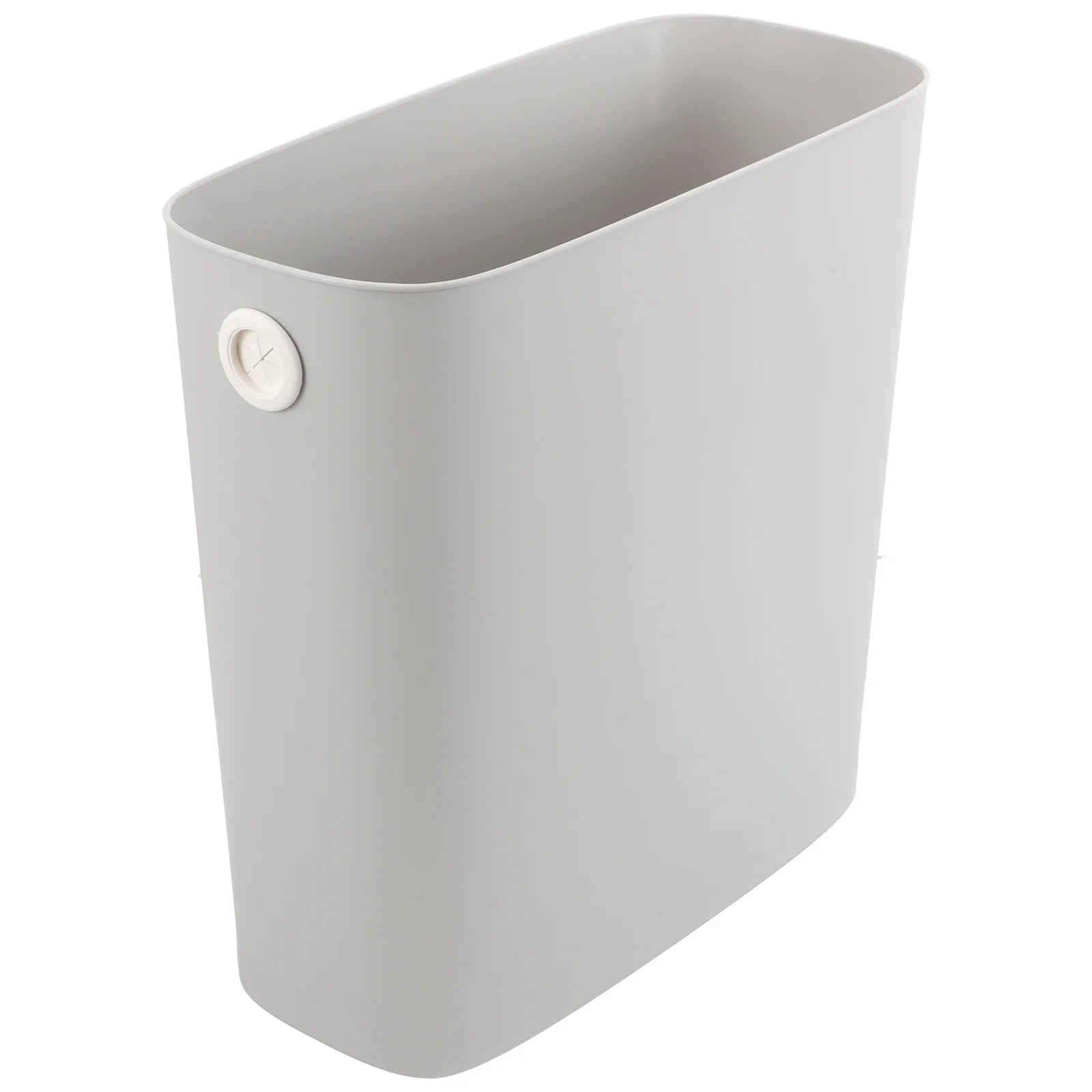 Slim Trash Can Plastic Waste Basket Rectangle Garbage Container Narrow Wastebasket Recycle Bin