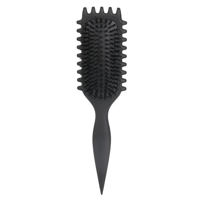 Curly Hair Brush Curl Define Styling Brus Boar Bristle Beard Comb Styling Detangling Brush For Women And Men