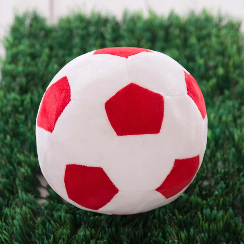 20cm Simulation Stuffed Football Plush Toy Imitation Soccer Ball Soft Doll for Children Presents Gift Early Education Toy