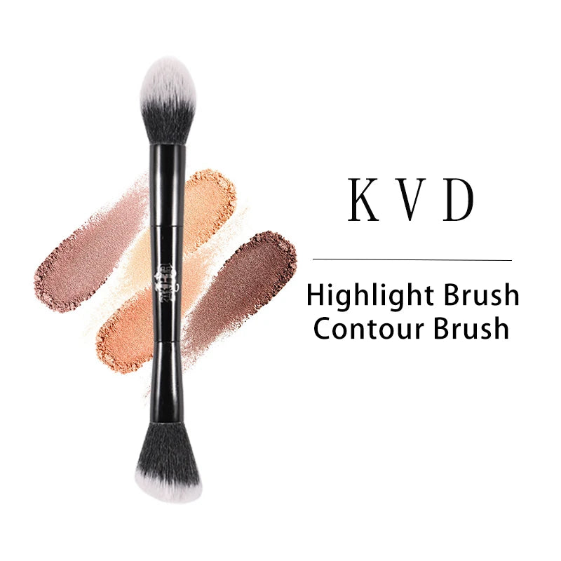 Kat Von D Makeup Brushes Blusher Powder Foundation Concealer Eye Shadow Blending Cosmetic Concealer Beauty Soft Branded Brush