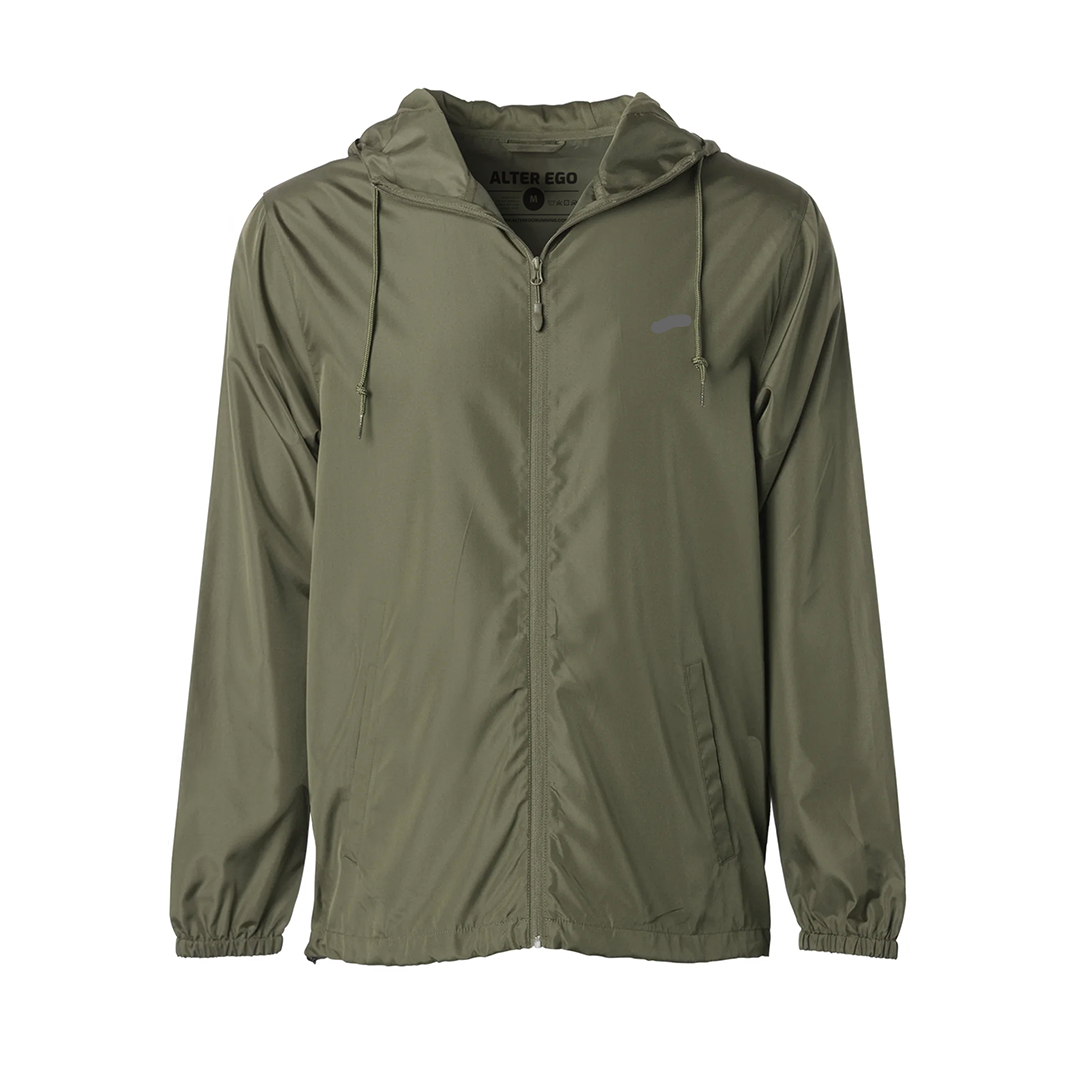 Lightweight Packable Windbreaker Forest Green