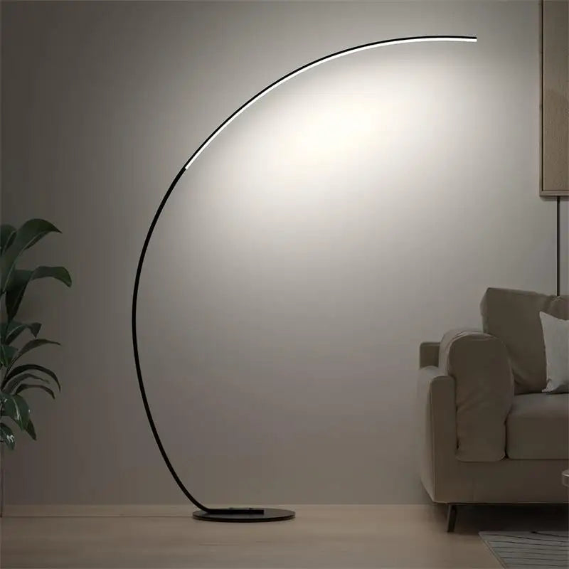 Nordic LED Corner Light  Floor Lamps Black White C APP Remote Dimmable Floor Lights Stand Light For Dining Living Room Decor