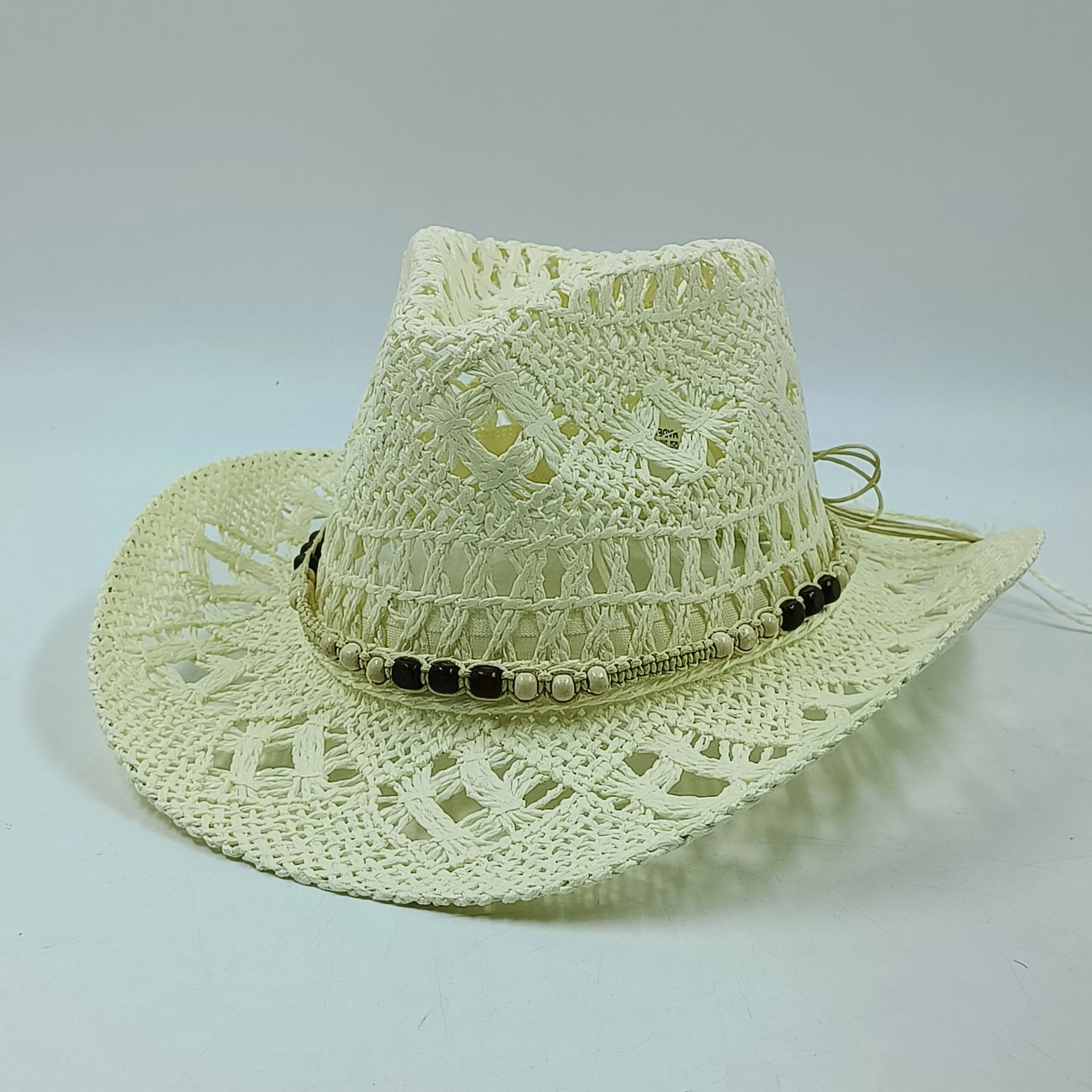 Western Cowboy Straw hat women Fashion Large Brim straw hat Party Outdoor summer cowboy Sunshade Jazz Hat sombrero vaquero hombr