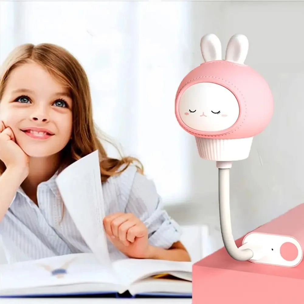 USB LED Night Light Chlidren Cute Cartoon Animal Night Lamp Cute Bear Duck Kitten Remote Control for Baby Kid Bedroom Decor Lamp