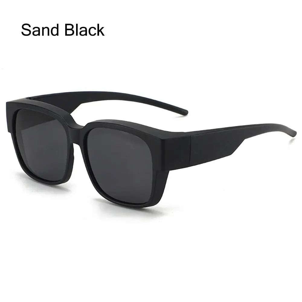 For Driving Riding That Can Be Worn over Other Glasses Wrap Around Square Shades Fit Over Glasses Sunglasses Polarized