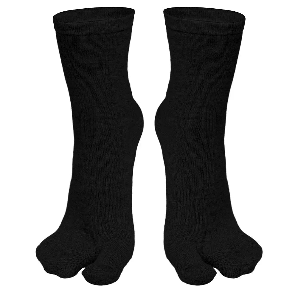 Fashion Japanese Style Tabi Toe Socks for Men Women Summer Fiber Two Finger Socks Kimono Flip Flop Sandal Split Tabi Toe Sock