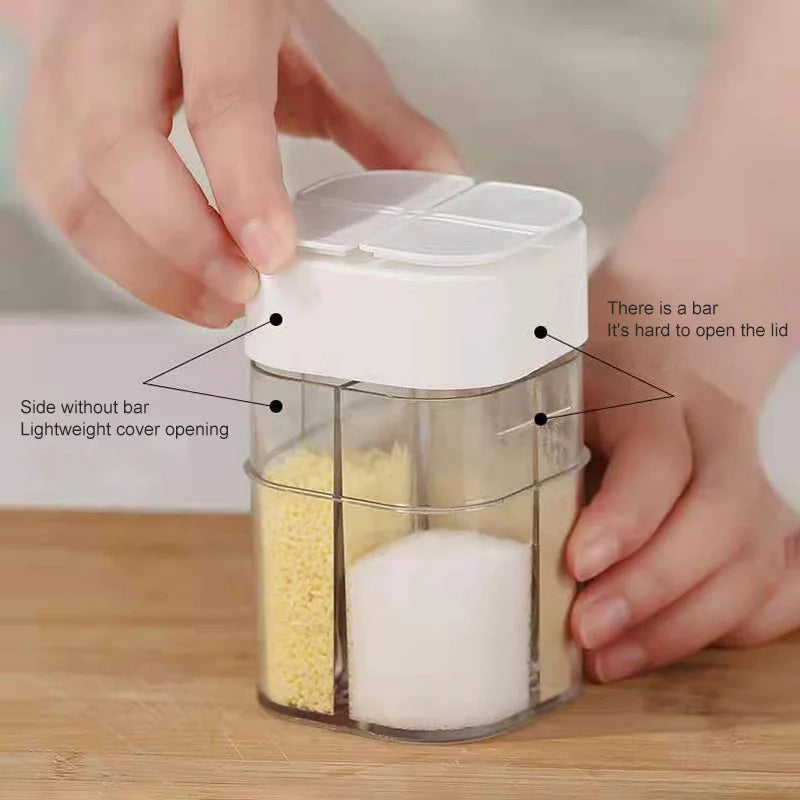 4 in 1 outdoor cooking barbecue spice dispenser