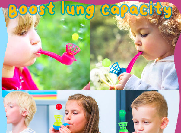 Suspended Ball Kid Blowing Toy