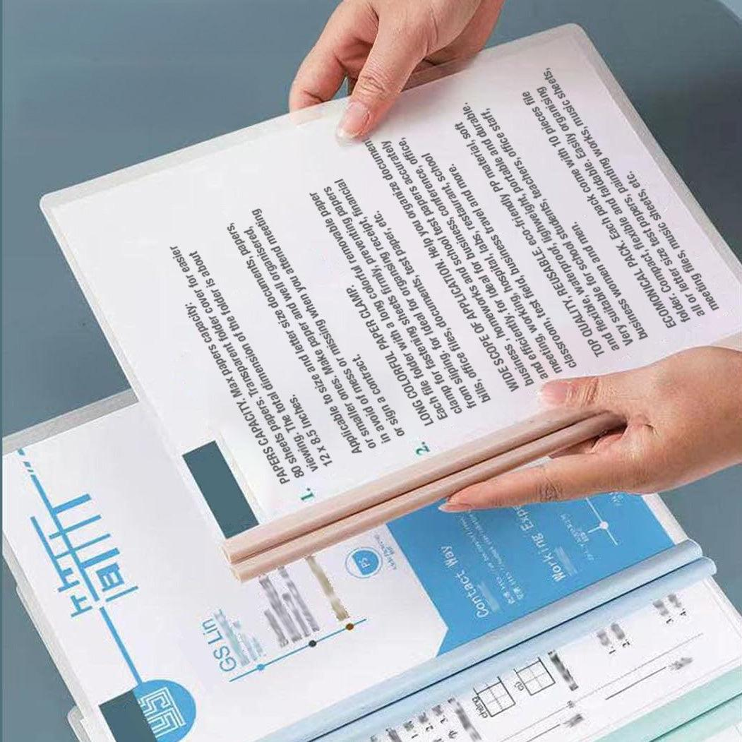 Staple-free Binding Document Folder