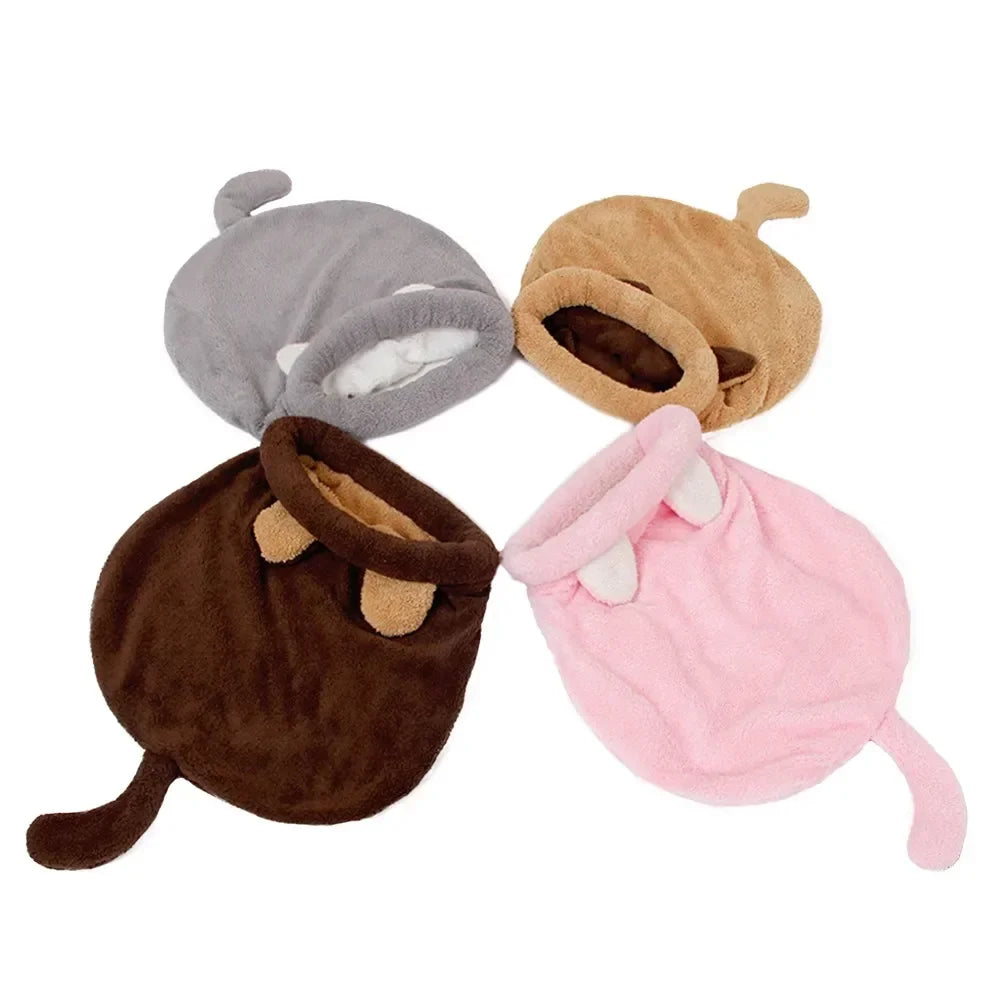 Cat Dog Bed Four Colors Sleeping Bag Warm Comfortable Puppy Winter Nest Cushion Mat Shape Cute Suitable For Small Medium Pet