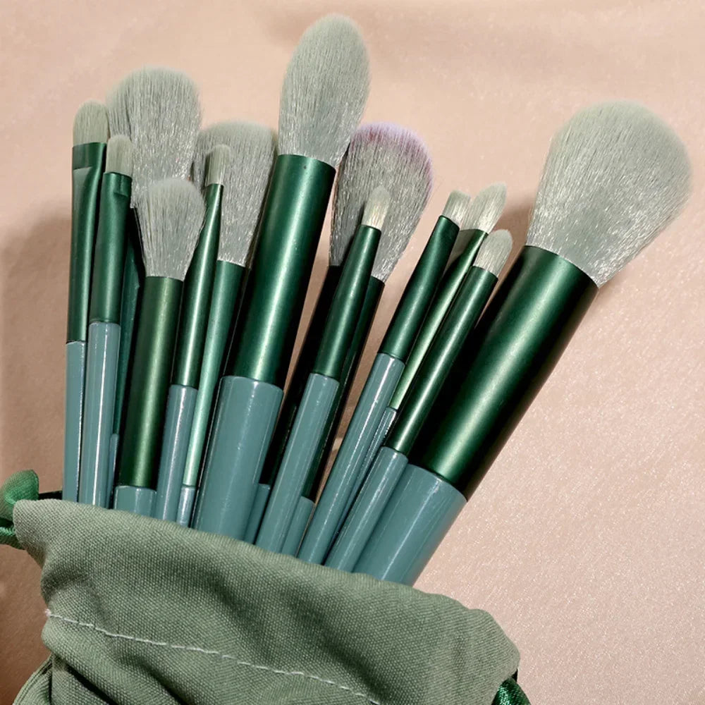 HOT13 PCS Makeup Brushes Set Eye Shadow Foundation Women Cosmetic Brush Eyeshadow Beauty Foundation Brush Soft Make Up Tools