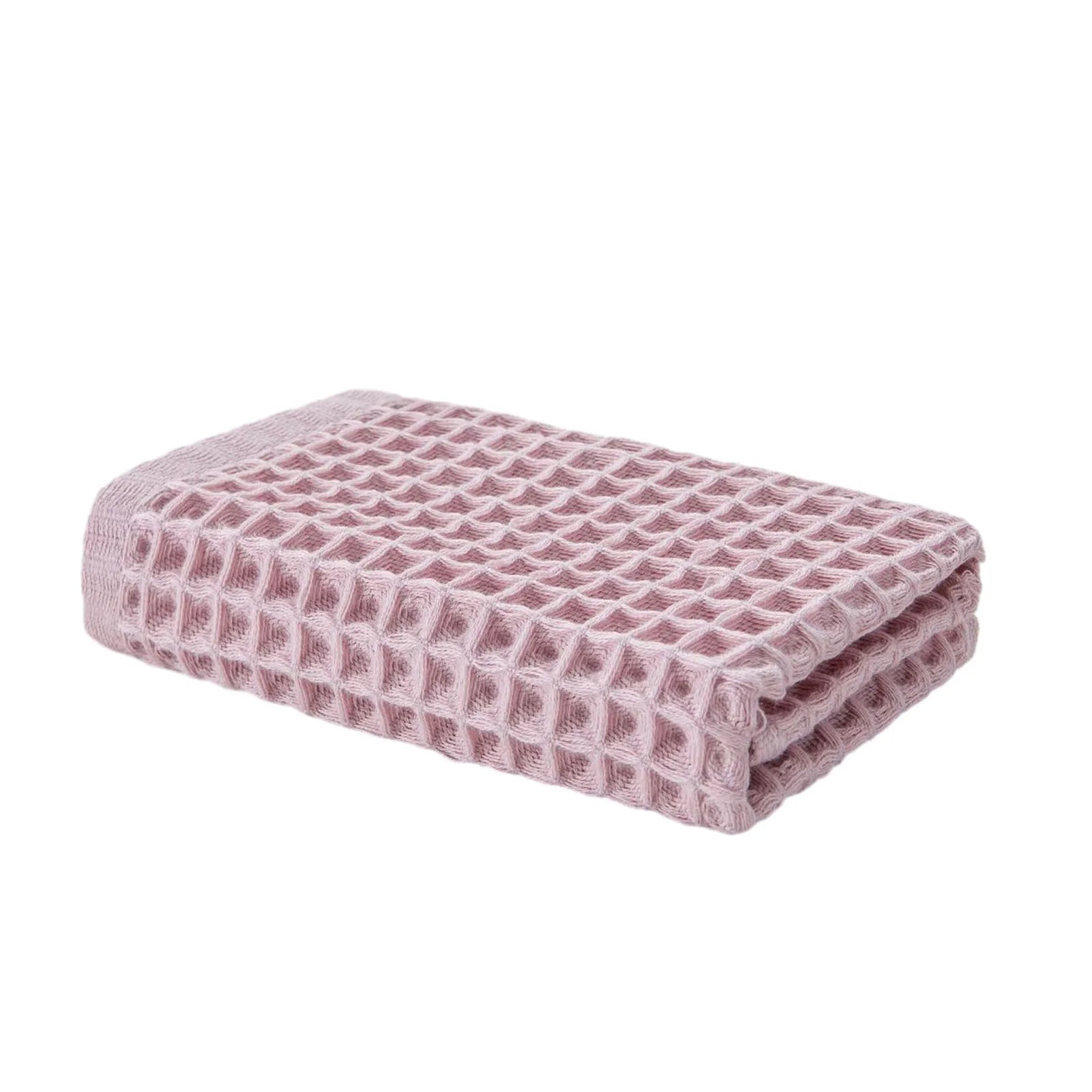 Simple Cotton Waffles Squared Washcloth Comfortable Fast Absorbing Towel For Home Travel For Home Bath Towels For The Body