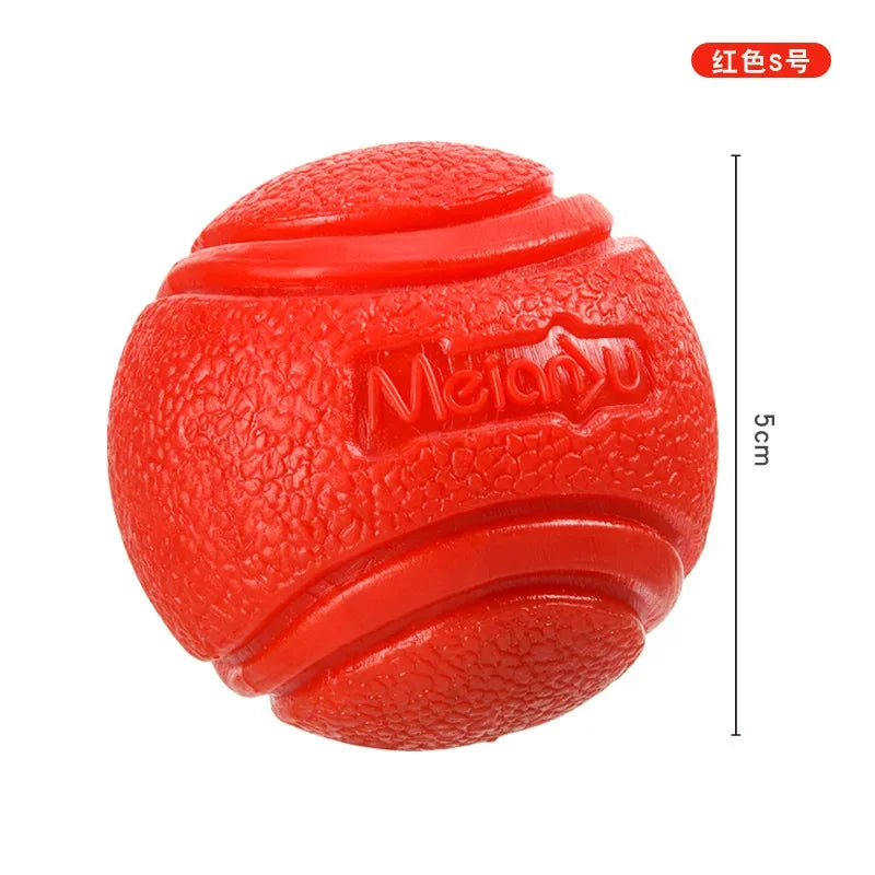 Teething Pet Toy Dog Solid Toy Ball Interactive Dog Toys Light Popcorn Ball Dog Ball Light Chew Rubber Balls High Elastic Bite