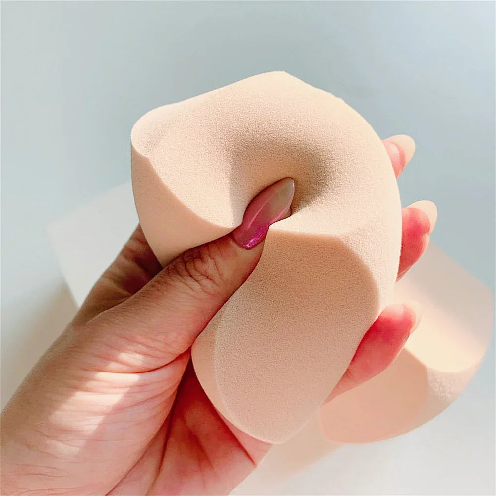Big Makeup Sponge Foundation Powder Smooth Cosmetic Puff Cut Shape Concealer BB Cream Face Liquid Cosmetics Make Up Blender Tool