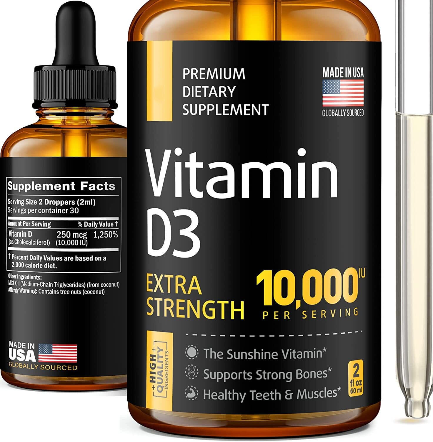 Household Vitamin D3 Drops