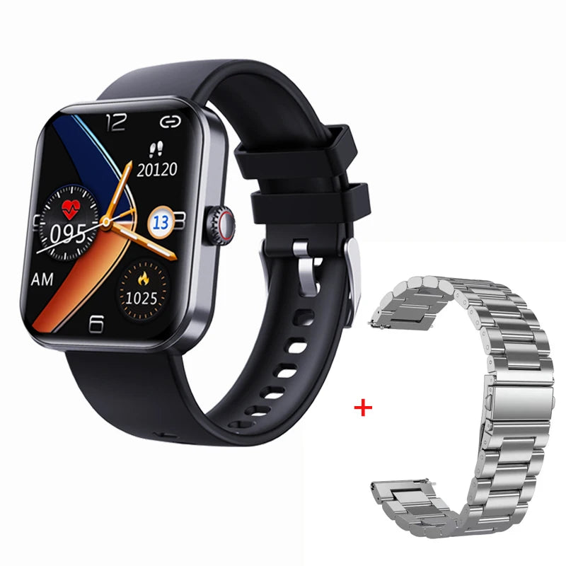 2023 F57L Smart Watch Men 24 Hour Heart Rate Sleep 50+ Sport Temperature Monitoring Sport 1.91 Inch Touch Screen Smartwatch