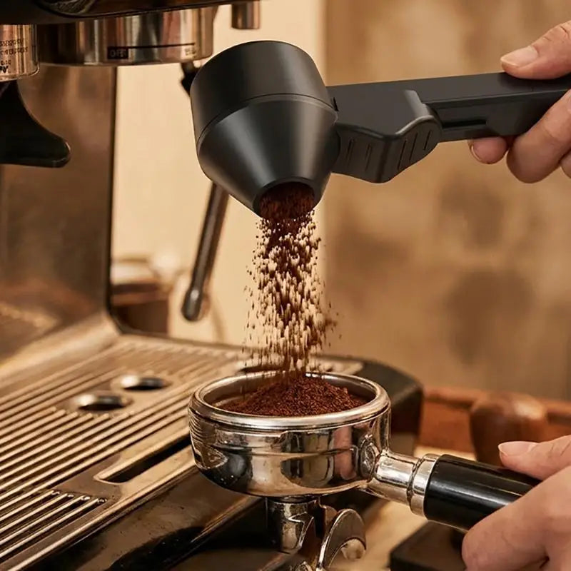 Spill-Proof Coffee Spoons Funnels Sliding Spoon Reusable With Longer Handle Coffee Scoop Measuring Spoon Funnel Kitchen Gadgets