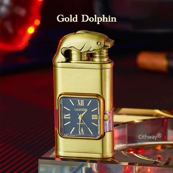 Cithway® Windproof Dual-Flame Vintage Watch Lighter