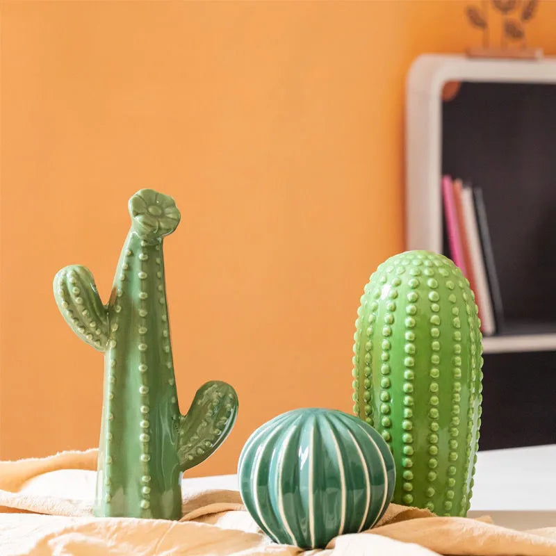 Handicrafts Simulation Cactus Ornaments Art Decorative Home Furnishings Photography Props Green Room Decor